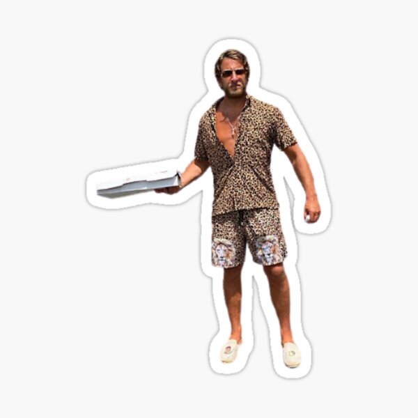 Dave Portnoy Tiger Fit Barstool Tee Sticker