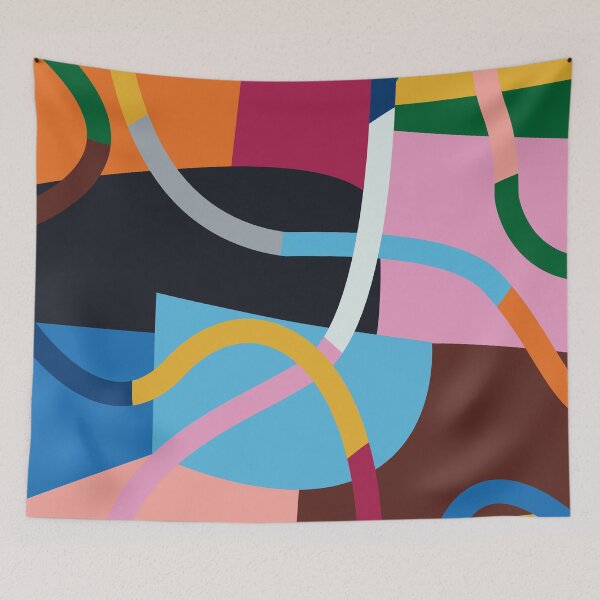 Item preview, Wavy Colour Block designed and sold by Artyourself.