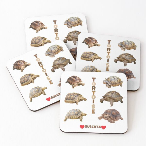 Item preview, Sulcata Tortoise Love Sticker Pack   designed and sold by CBCreations73.
