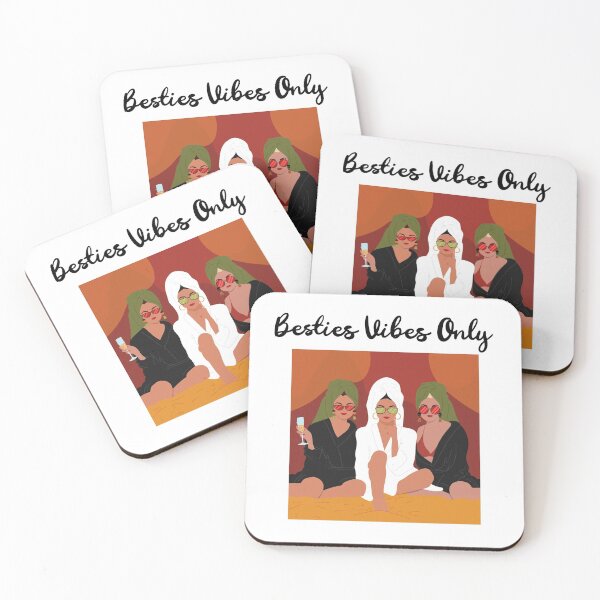 Item preview, Besties Vibes Only Bestie Vibes Only Two Pretty Best Friends Spa Time designed and sold by KLINESTORE.