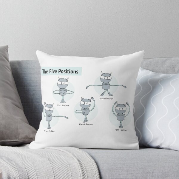 Item preview, The Five Ballet Feet Positions With Robots designed and sold by Otter-Grotto.