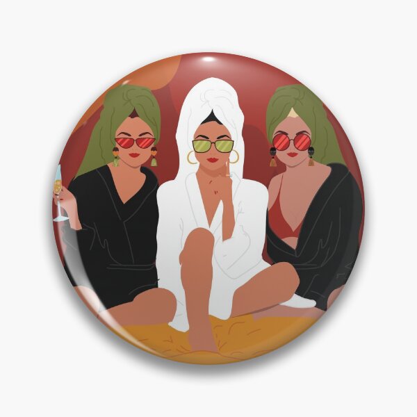 Item preview, Besties Vibes Only Bestie Vibes Only Two Pretty Best Friends Spa Time designed and sold by KLINESTORE.