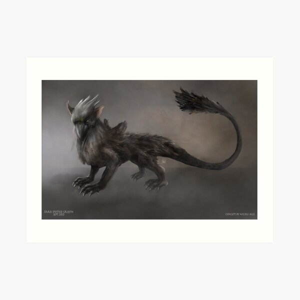 Spotted Griffin Art Print