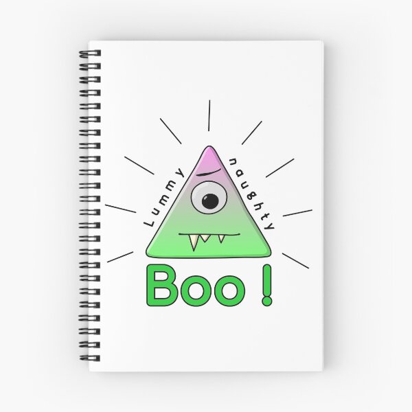 Item preview, Lummy Naughty - cute triangle monster - illuminati pun designed and sold by reIntegration.