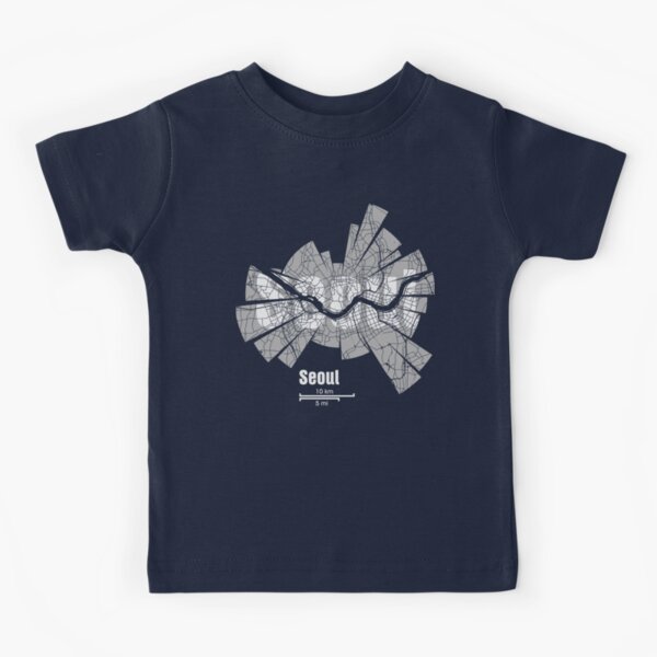 Seoul Map Kinder T-Shirt