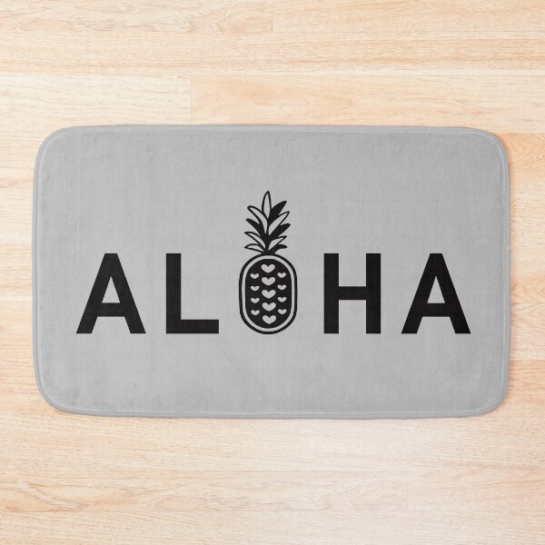 Item preview, ALOHA Heart Pineapple (black) designed and sold by izmb.