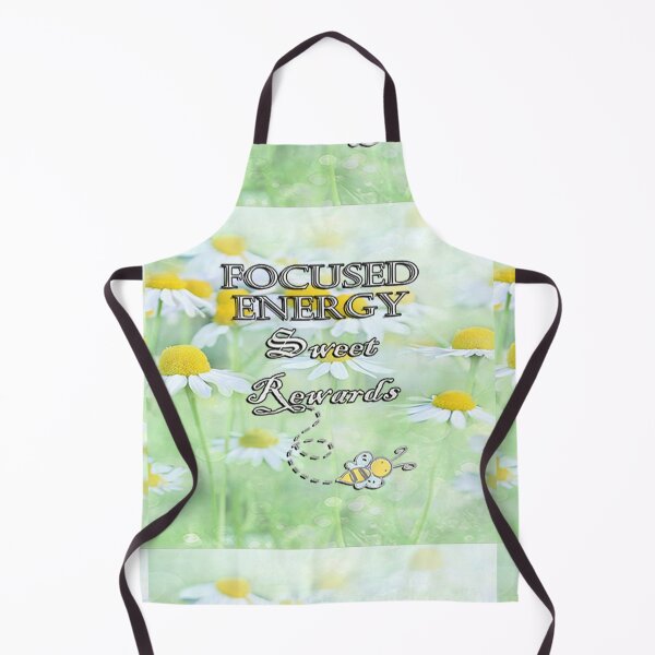 Item preview, Spring Daisy Flowers & Cute Bee, Inspirational Quote: Focused Energy Sweet Rewards, Gift of Positivity designed and sold by tamdevo1.