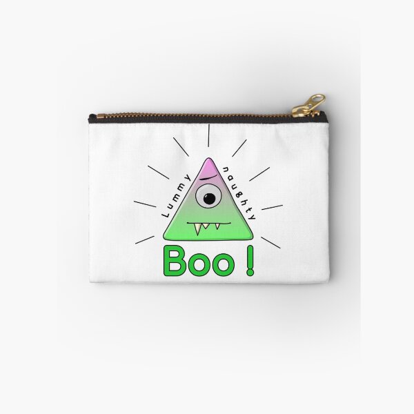 Item preview, Lummy Naughty - cute triangle monster - illuminati pun designed and sold by reIntegration.