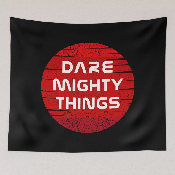 Item preview, Dare mighty things Mars landing message designed and sold by PG Illustration.