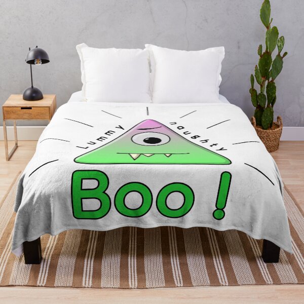 Item preview, Lummy Naughty - cute triangle monster - illuminati pun designed and sold by reIntegration.