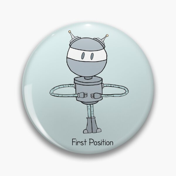 Item preview, Dancing Robot in Ballet First Position designed and sold by Otter-Grotto.
