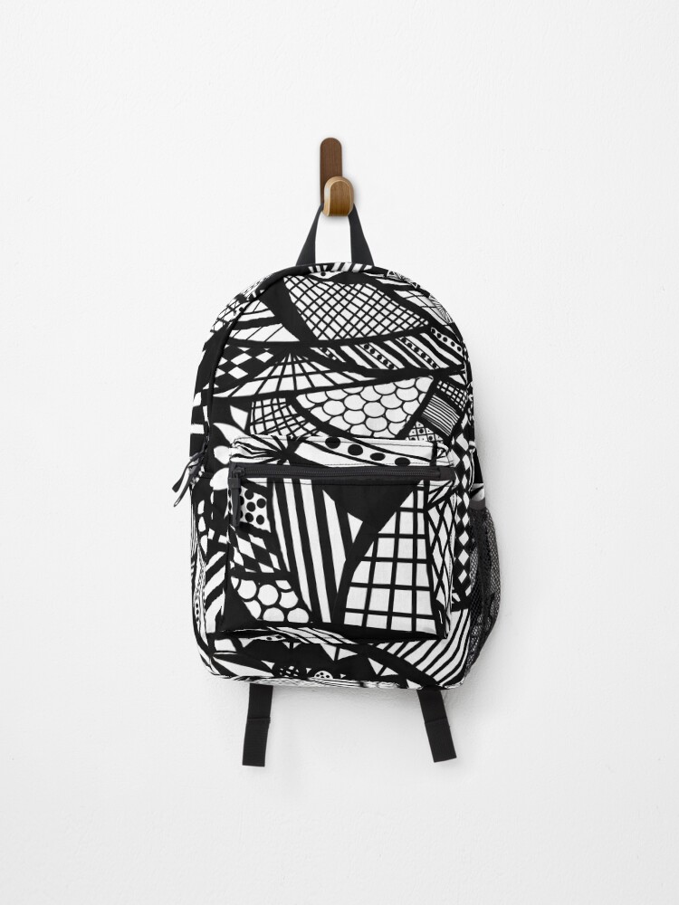 Thumbnail 1 of 3, Backpack, Tangle 002 designed and sold by RuthFurtado.