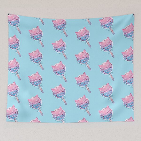 Item preview, Tie-dye Cat Lollipop designed and sold by GalaxyChicken.