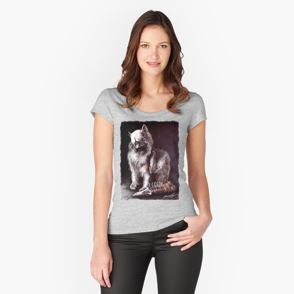Item preview, Fitted Scoop T-Shirt designed and sold by Sergo-Z.