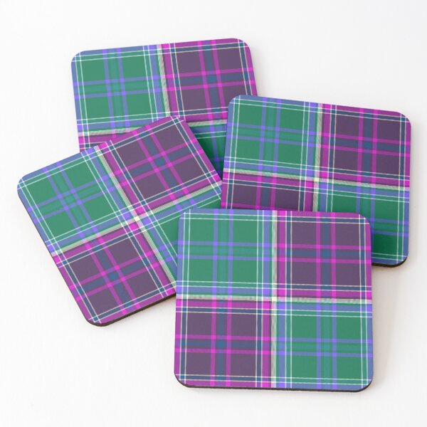 Item preview, Checker Green and Purple Plaids designed and sold by patternedprints.