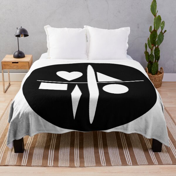 Item preview, Black and White Geometric Abstract 30 designed and sold by vortexatelier.