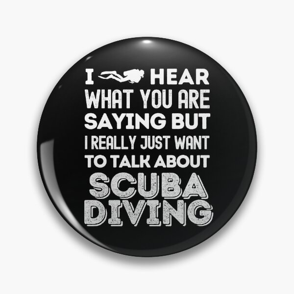 Item preview, I Want To Talk About Scuba Diving designed and sold by StudioAquaLumos.