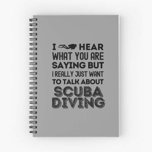 Item preview, I Want To Talk About Scuba Diving designed and sold by StudioAquaLumos.