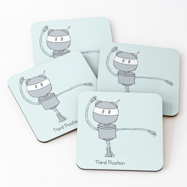 Item preview, Dancing Robot in Ballet Third Position designed and sold by Otter-Grotto.