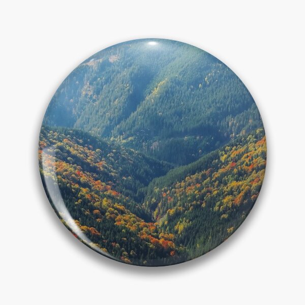 Item preview, Wild garden hillside sunrise, meadow mountains, green forest designed and sold by August-E.
