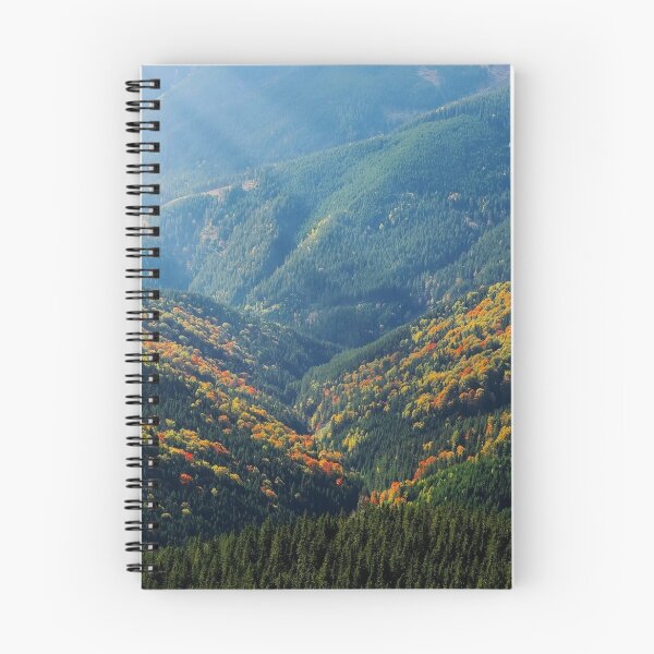 Item preview, Wild garden hillside sunrise, meadow mountains, green forest designed and sold by August-E.