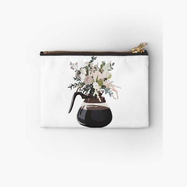 Item preview, Coffee Pot of Flowers designed and sold by CaffeinatedVibe.
