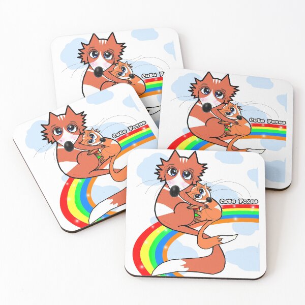 Item preview, Cute foxes  designed and sold by Shirley cute art .