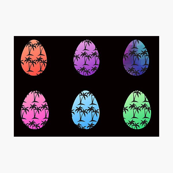 Item preview, Bright Tropical Easter Eggs designed and sold by Felicity-K.