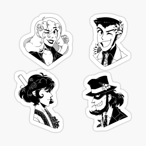Lupin The Third: Thieves Set Sticker