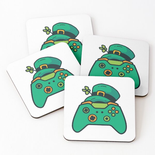 Item preview, Video gaming controller saint patrick day gamer gift for men and women. designed and sold by TheFlipRepublic.