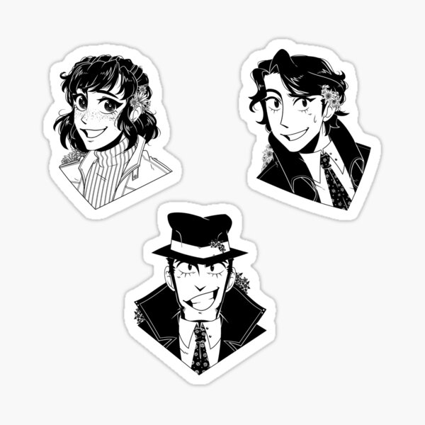 Lupin The Third: Goody-Two-Shoes Set Sticker