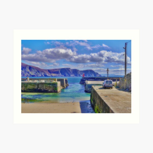 The Tide is Out at the Harbour Art Print