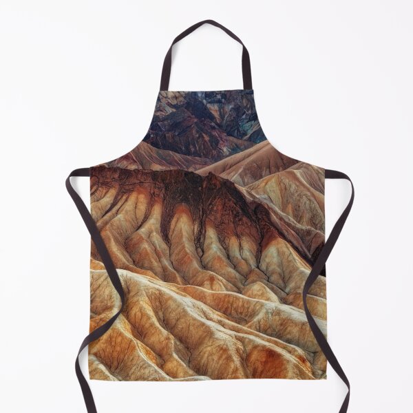 Item preview, Badland, color shaded rich valley summit, red, brown, orange, yellow, dry desert designed and sold by August-E.