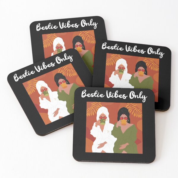 Item preview, Bestie Vibes Only Besties Vibes Only Two Pretty Best Friends Best Freind For Ever designed and sold by KLINESTORE.