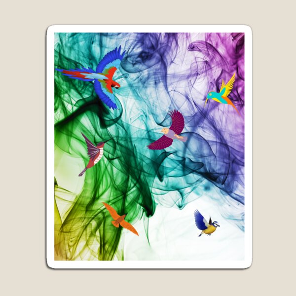 Item preview, Bird Heaven colorful abstract design! designed and sold by Byoudesigns.