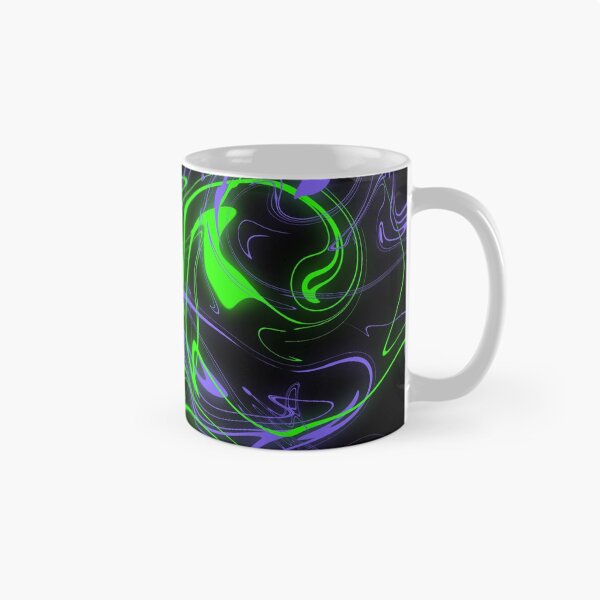 Item preview, Glow Purple Green Marble designed and sold by Breanna Trojahn.