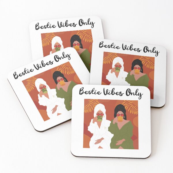 Item preview, Bestie Vibes Only Besties Vibes Only Two Pretty Best Friends Best Freind For Ever designed and sold by KLINESTORE.