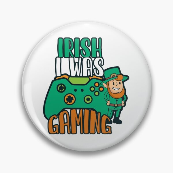 Item preview, Irish i was gaming controller saint patrick day gamer gift for men and women. designed and sold by TheFlipRepublic.