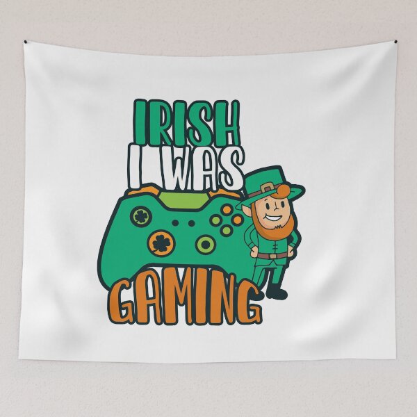 Item preview, Irish i was gaming controller saint patrick day gamer gift for men and women. designed and sold by TheFlipRepublic.