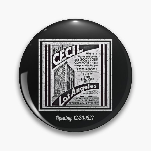 Item preview, Hotel Cecil Famous Hotel Vintage Ad Graphic designed and sold by FTAPS.