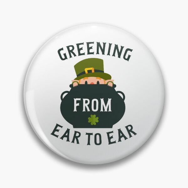 Item preview, Greening from ear to ear saint patrick day gamer gift for men and women. designed and sold by TheFlipRepublic.