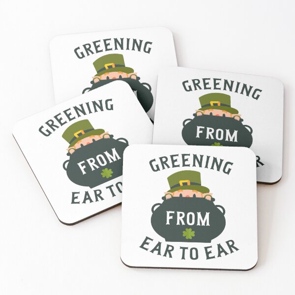 Item preview, Greening from ear to ear saint patrick day gamer gift for men and women. designed and sold by TheFlipRepublic.