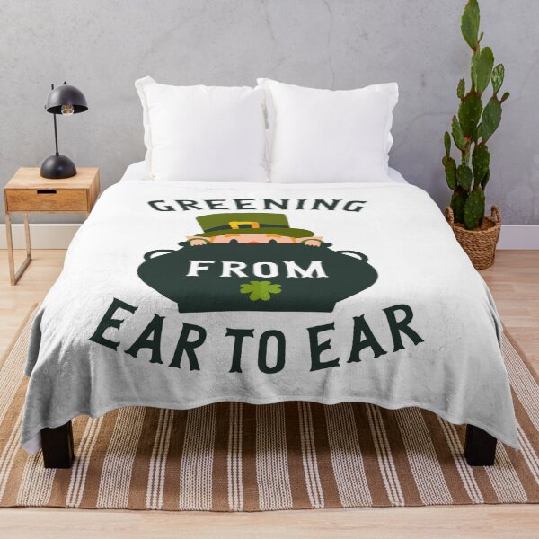 Item preview, Greening from ear to ear saint patrick day gamer gift for men and women. designed and sold by TheFlipRepublic.