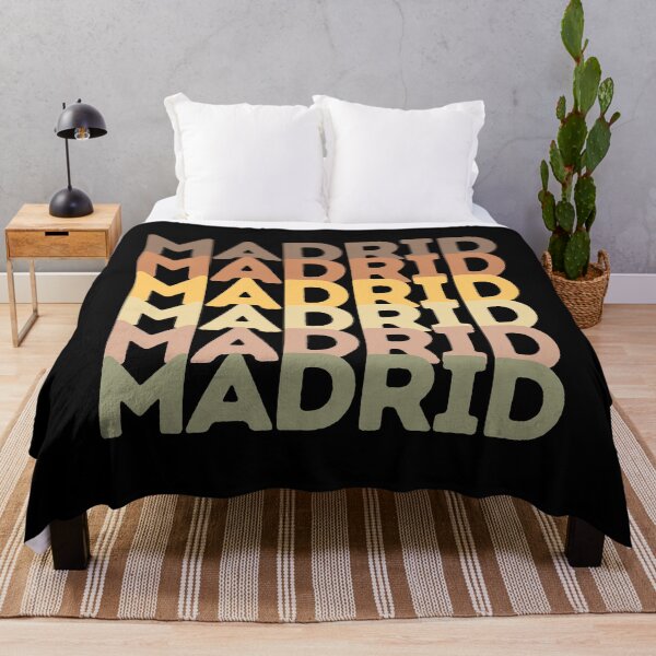Item preview, Madrid Retro Typography Vintage Colors designed and sold by Hoiho Adventure Shirts.