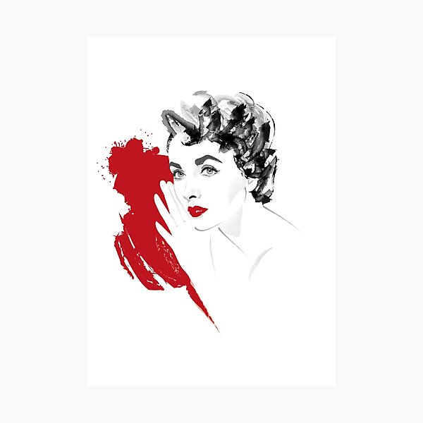 Red Liz Photographic Print