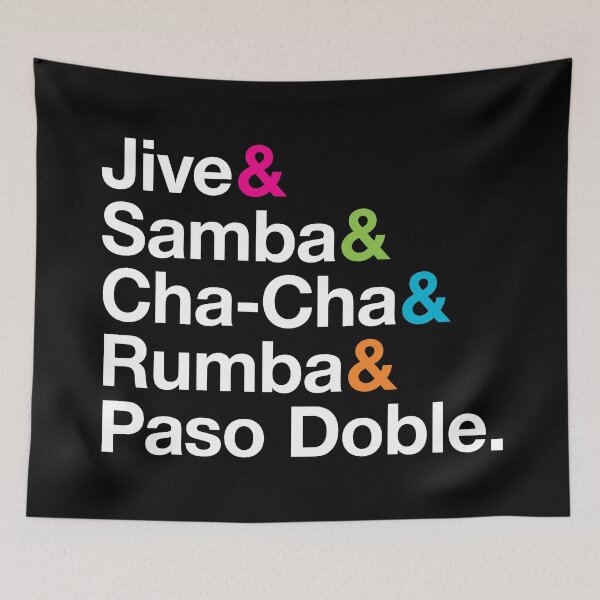 Item preview, Jive & Samba & Cha-Cha & Rumba & Paso Doble – Traditional Latin Dance Styles designed and sold by opalime.