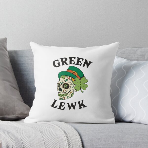 Item preview, Skulls and green dias de muertes saint patrick day gamer gift for men and women. designed and sold by TheFlipRepublic.
