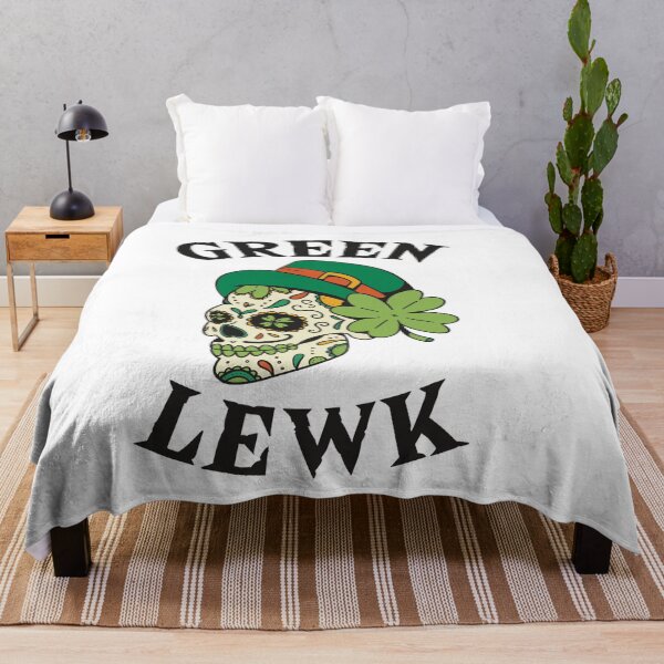 Item preview, Skulls and green dias de muertes saint patrick day gamer gift for men and women. designed and sold by TheFlipRepublic.