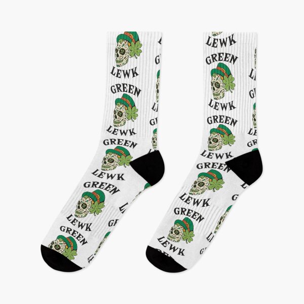 Item preview, Skulls and green dias de muertes saint patrick day gamer gift for men and women. designed and sold by TheFlipRepublic.