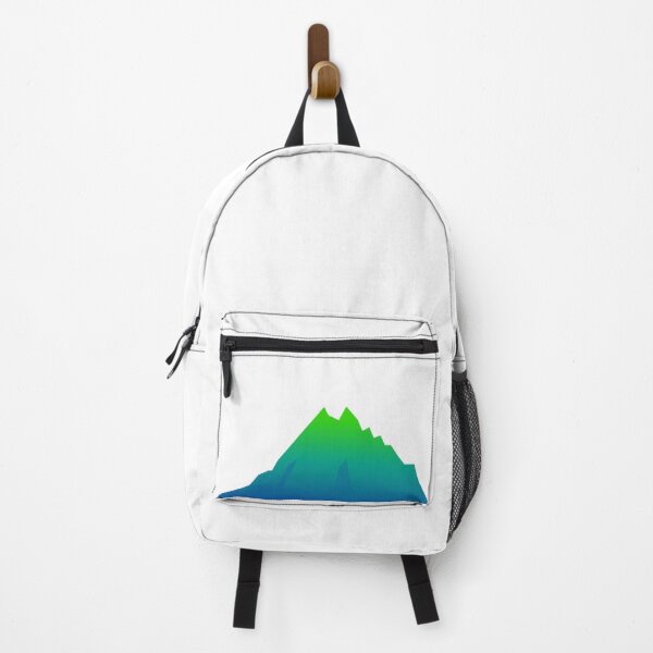 Item preview, Blue and Green Gradient Mountain designed and sold by princesnoozy.